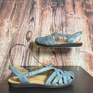 Earth Origins Nellie Leather Sandals Womens Sz 9M